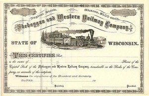 Sheboggan and Western Railway Co.